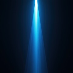 Poster - Bright blue light beam