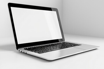 Laptop Mockup on Isolated white background created with Generative AI