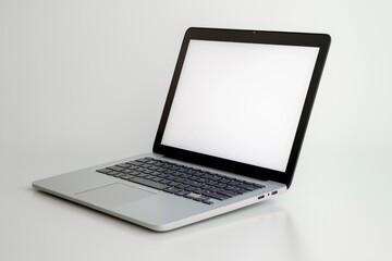 Laptop Mockup on Isolated white background created with Generative AI