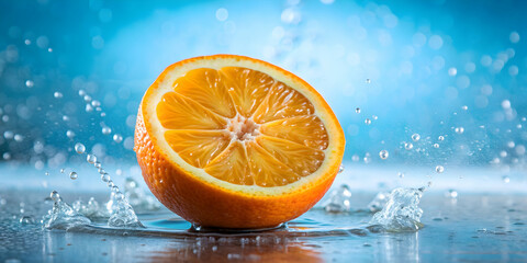 Fresh orange fruit with water droplets, fresh, orange, fruit, citrus, juicy, delicious, healthy, vitamin C, vibrant, natural