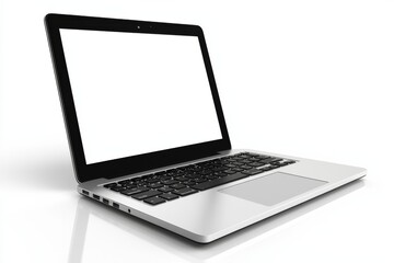 Laptop Mockup on Isolated white background created with Generative AI