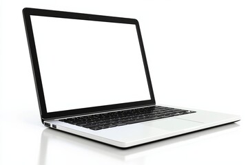 Laptop Mockup on Isolated white background created with Generative AI