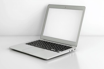 Laptop Mockup on Isolated white background created with Generative AI
