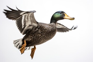 Canvas Print - Duck animal flying bird.