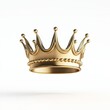 © Going Place - A three-dimensional gold crown icon with sharp detailing, hovering above a white background, symbolizing success and leadership