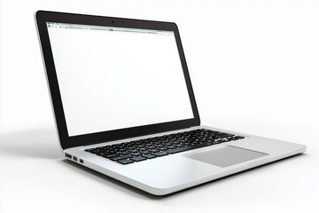 Laptop Mockup on Isolated white background created with Generative AI