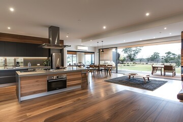 Ultra-modern kitchen design in a private house