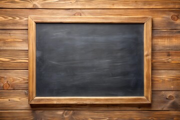 Blackboard empty mock up blank wooden oak background wallpaper chalkboard texture frame billboard classroom concept grunge design copy space message student teacher communication surface study pattern