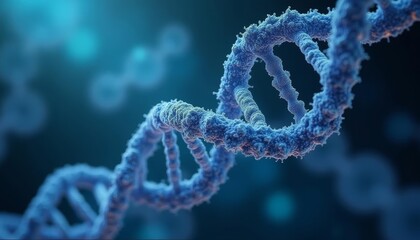Wall Mural - exploring the intricate dance of dna