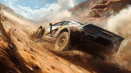 Canvas Print - race off road 