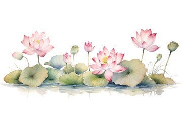 Wall Mural - Lotus flower.