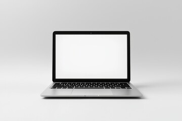 Laptop Mockup on Isolated white background created with Generative AI