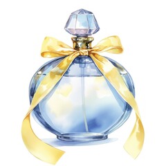 Wall Mural - Elegant perfume bottle illustration