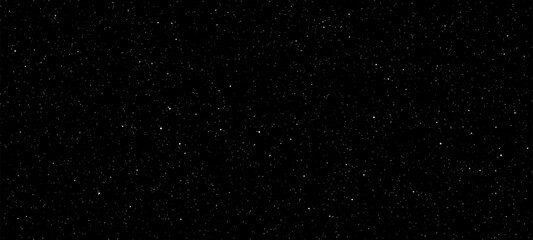 Poster - Space stars background. Universe starry pattern with glowing stars. Night sky constellations galaxy. Vector illustration.