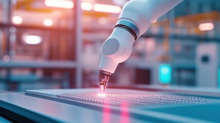 Poster - Robotic Arm Precision Manufacturing Automation in Industrial Factory