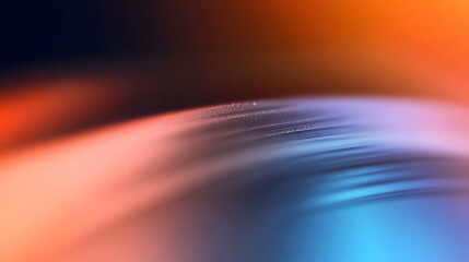 Canvas Print - Abstract Blurred Background with Orange  Blue and Pink Gradient