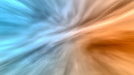 Poster - Abstract Blue and Orange Swirl Background