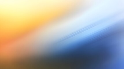 Canvas Print - Abstract Blue and Yellow Gradient Background