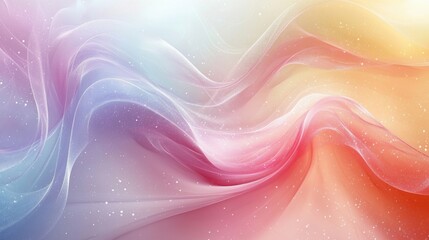 Poster - colorful swirling patterns create an ethereal atmosphere in soft shades during twilight hours