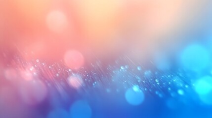 Wall Mural - Abstract Bokeh Background with Pink and Blue Gradient