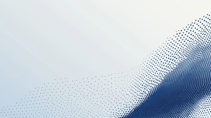 A blue and white background with a wave pattern