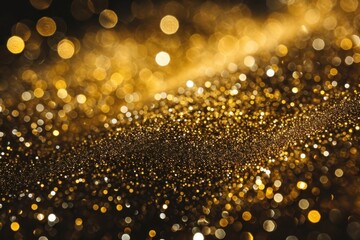 Canvas Print - Glitter effect backgrounds gold illuminated.