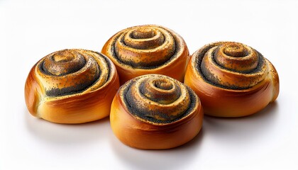 poppy seed rolls with a golden crust