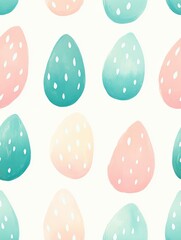 Sticker - Easter Eggs Pattern.