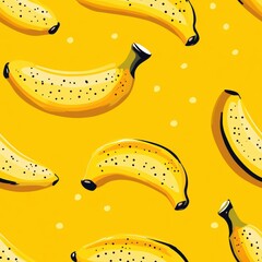 Wall Mural - Banana Pattern.