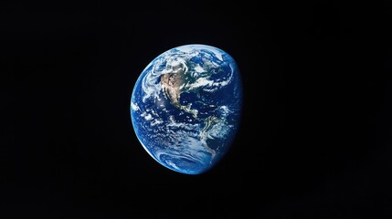 Poster - The iconic Blue Marble, Earth seen from space, its oceans and continents glowing against the vastness of the cosmos.