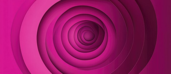 Flat art design featuring a circular magenta backdrop