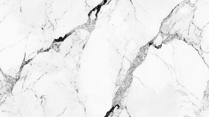 Wall Mural - High resolution white and gray marble texture background showcasing a seamless glitter pattern and luxurious natural stone countertop tiles