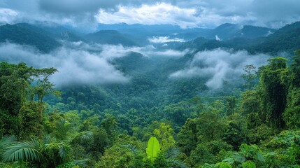 Canvas Print - Misty Mountains