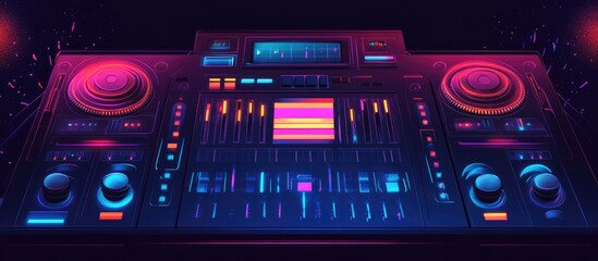 Electronic device for sound mixing control designed for professional audio production and enhancing sound quality