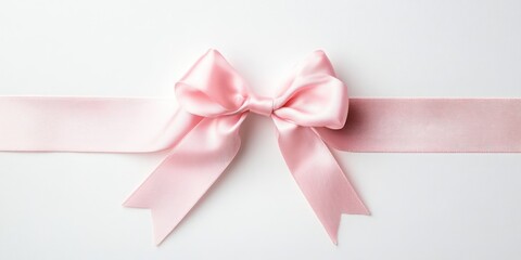 Sticker - Pink ribbon with a bow accessories decoration accessory.