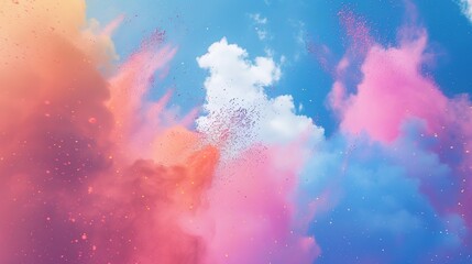 Clourful cloud wallpaper