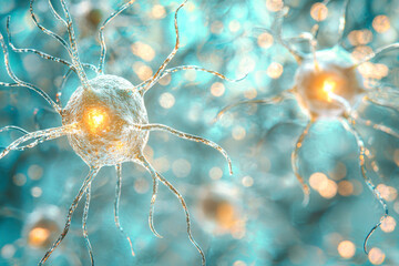 Poster - Neurons communicate with each other using electrochemical signals.
