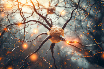 Poster - Neurons communicate with each other using electrochemical signals.