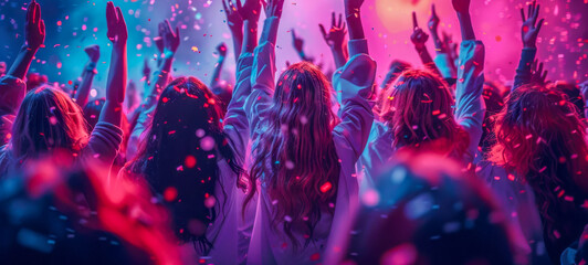 Poster - Create an image of healthcare professionals attending a live concert