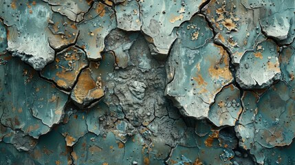 Fototapete - Depict a self-healing coating on architectural concrete structures, where cracks and spalling are repaired automatically, preserving the aesthetics and structural