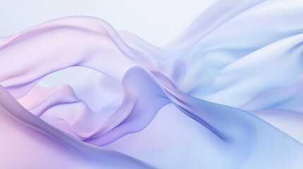 Poster - A smooth gradient background blending from pale lavender to light blue, featuring dynamic abstract waves and fluid motion.