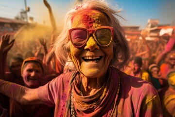 Canvas Print - Holi festival holi adult.