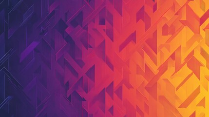 Poster - A dynamic pattern of arrows, transitioning from one color to another in a smooth gradient, symbolizing movement and growth.
