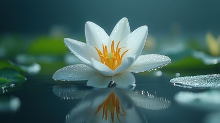 Poster - Water Lily in Bloom