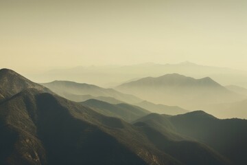 Wall Mural - Mountain empty landscape outdoors nature.