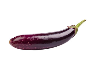 Aubergine isolated on transparent background
