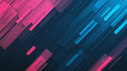 Wall Mural - A blue and pink striped background with a lot of lines