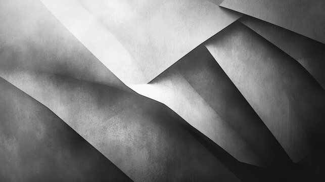 A textured gray abstract background with sharp edges and smooth transitions, perfect for a minimalist and contemporary design.