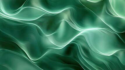 a textured green abstract background with flowing lines and subtle shadows, offering a modern, natur