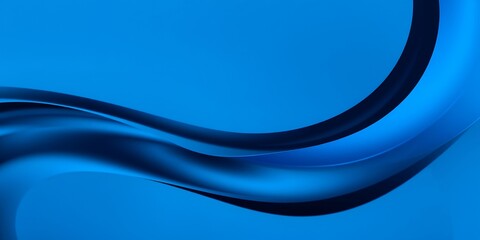 Wall Mural - Abstract blue wave background for design.